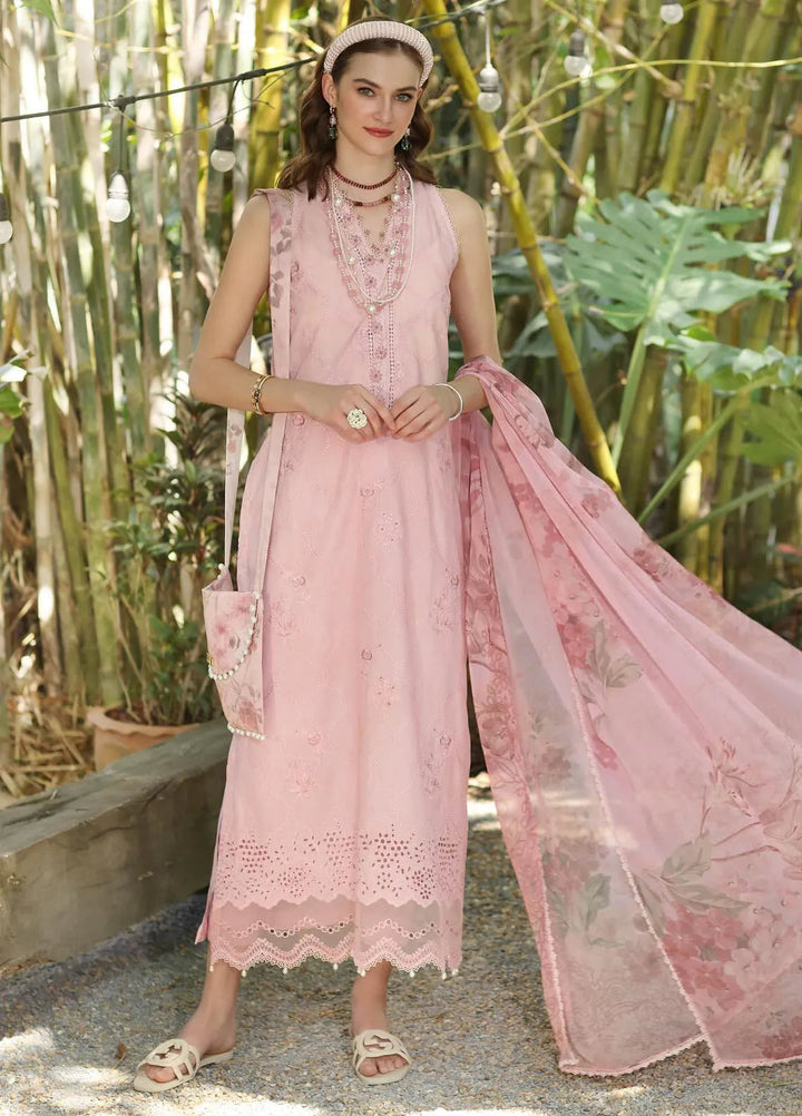 Noor by Saadia Asad Embroidered Lawn Suits Unstitched 3 Piece NSA25EP D5-A - Summer Collection