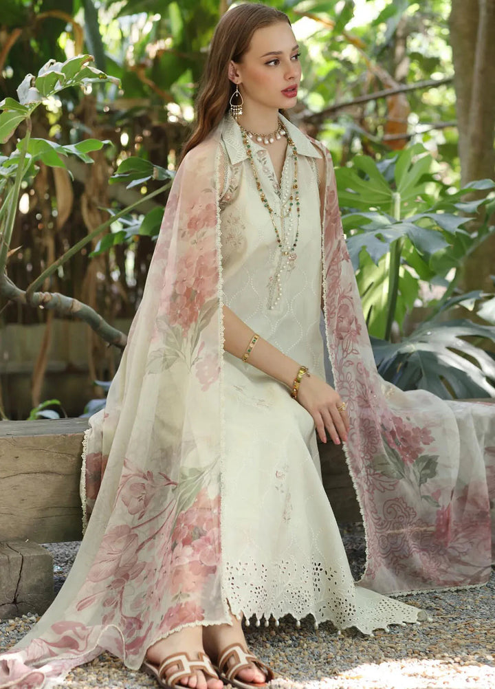 Noor by Saadia Asad Embroidered Lawn Suits Unstitched 3 Piece NSA25EP D5-B - Summer Collection