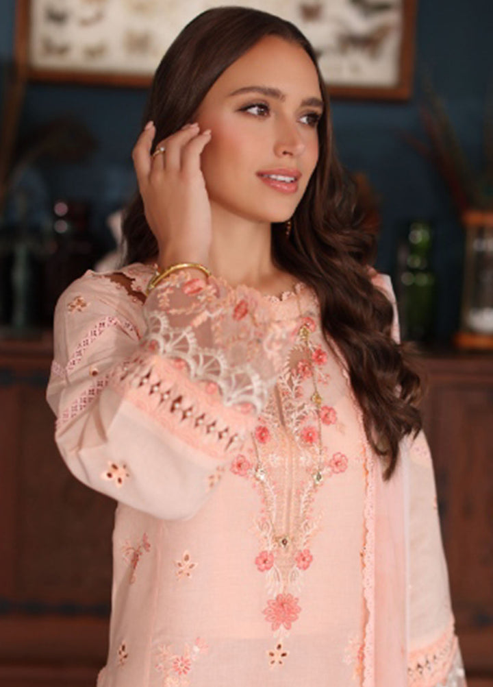 Noor by Saadia Asad Embroidered Lawn Suits Unstitched 3 Piece NSA25LS D-06 - Summer Collection