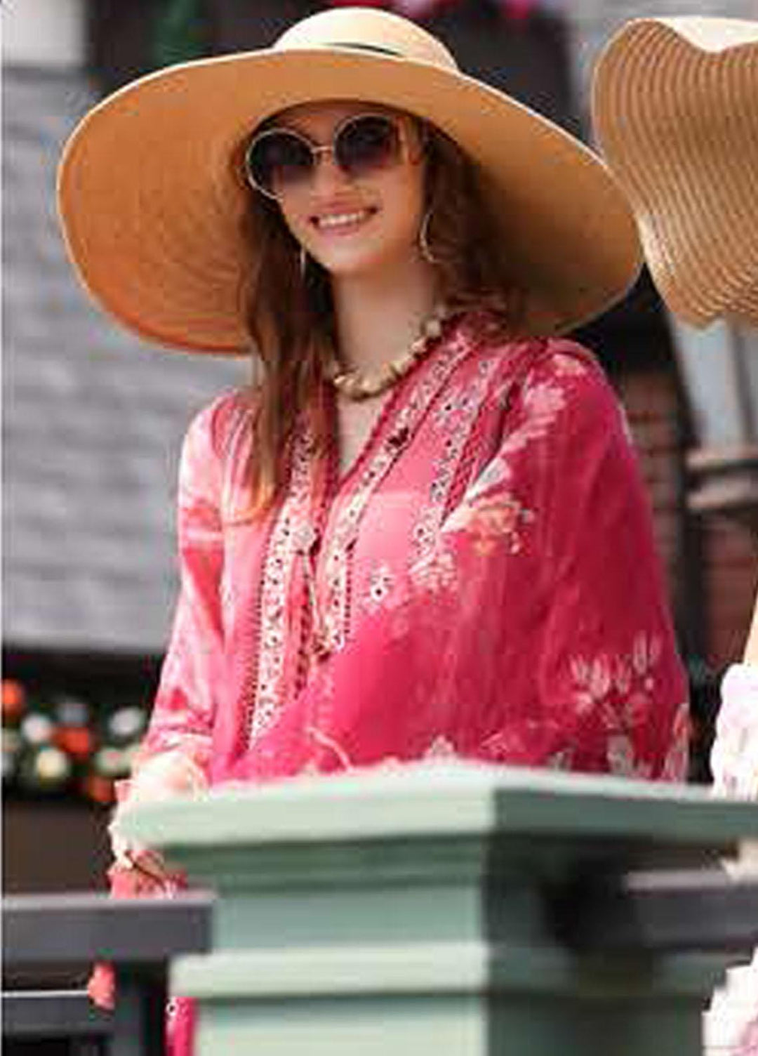 Noor by Saadia Asad Embroidered Lawn Suits Unstitched 3 Piece NSA23P D8-A - Luxury Collection