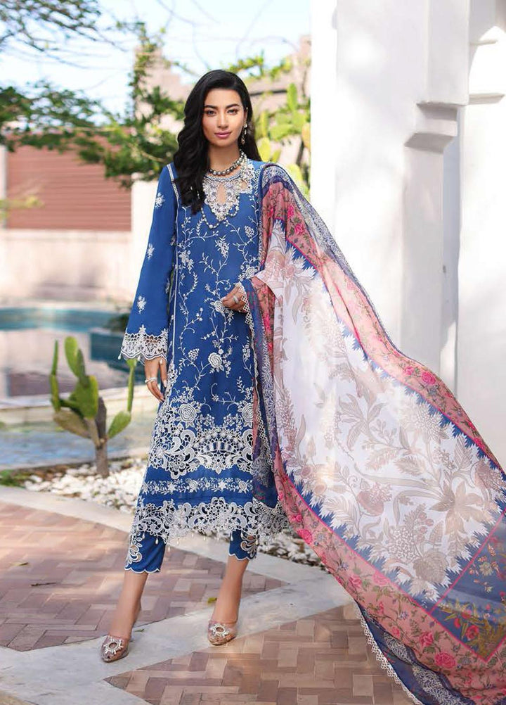 Noor By Saadia Asad Embroidered Chikankari Lawn Suits Unstitched 3 Piece NSA23LC D10-B - Luxury Lawn Collection