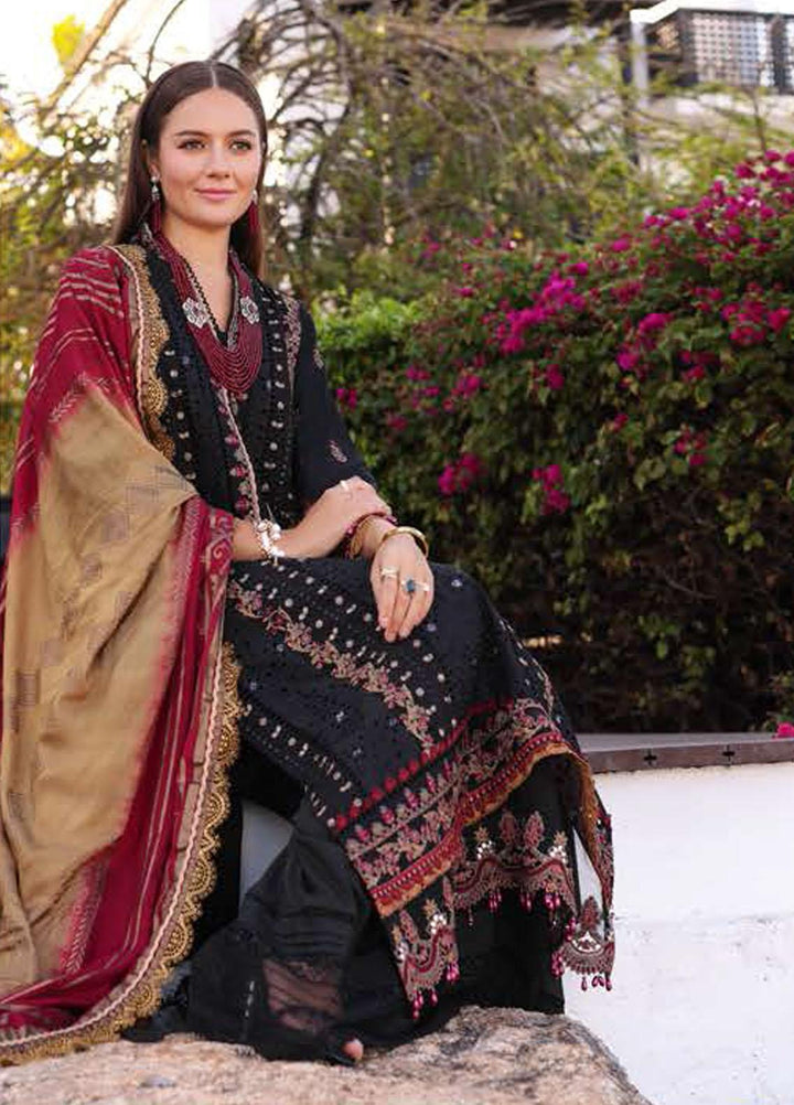 Noor By Saadia Asad Embroidered Chikankari Lawn Suits Unstitched 3 Piece NSA23LC D11-B - Luxury Lawn Collection