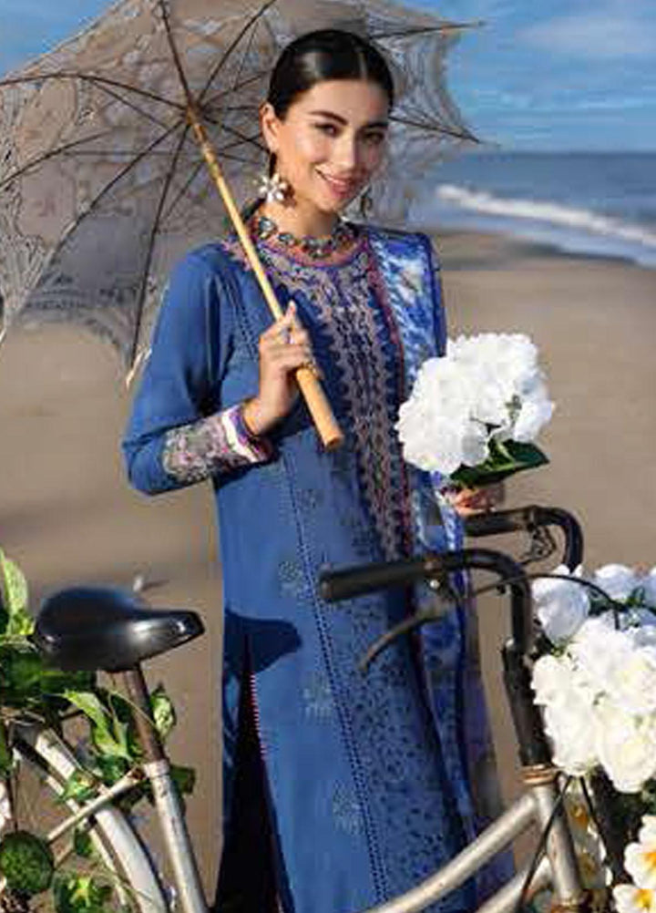 Noor By Saadia Asad Embroidered Chikankari Lawn Suits Unstitched 3 Piece NSA23LC D12-B - Luxury Lawn Collection