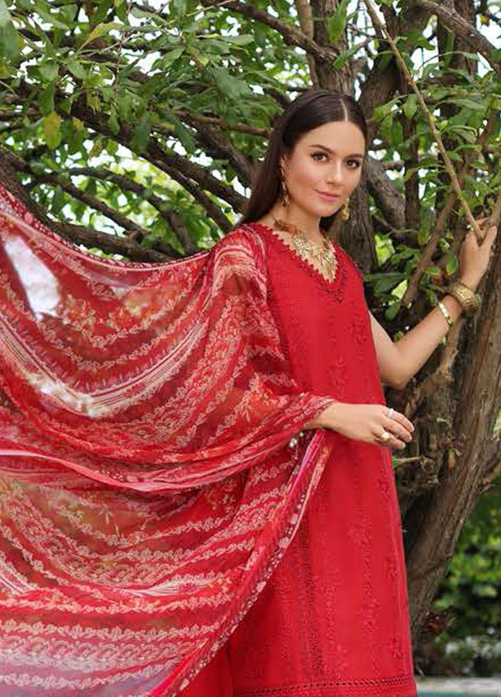 Noor By Saadia Asad Embroidered Chikankari Lawn Suits Unstitched 3 Piece NSA23LC D4-B - Luxury Lawn Collection