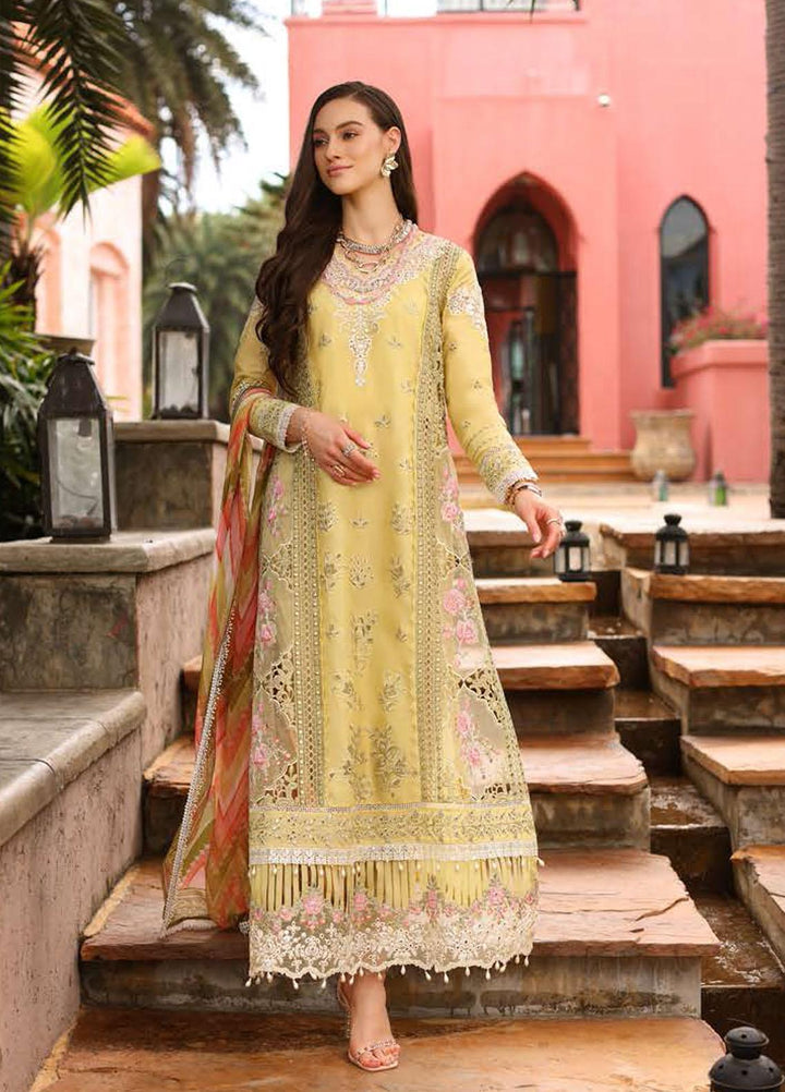 Noor By Saadia Asad Embroidered Chikankari Lawn Suits Unstitched 3 Piece NSA23LC D9-A - Luxury Lawn Collection