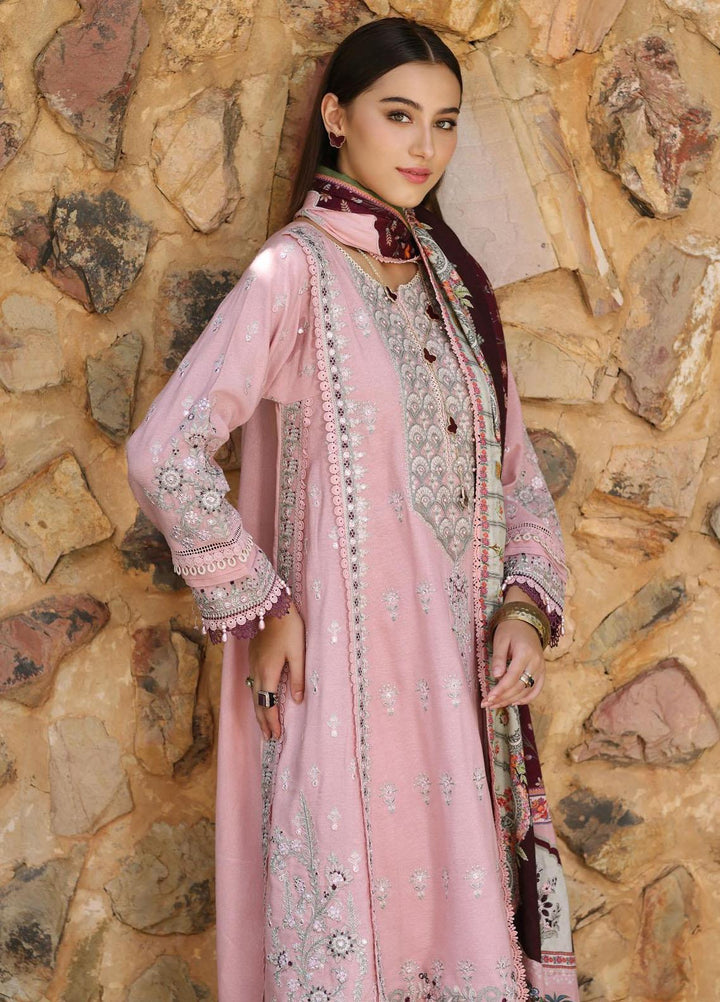 Noor By Saadia Asad Embroidered Karandi Suits Unstitched 3 Piece NSA23WS D3 - Winter Collection