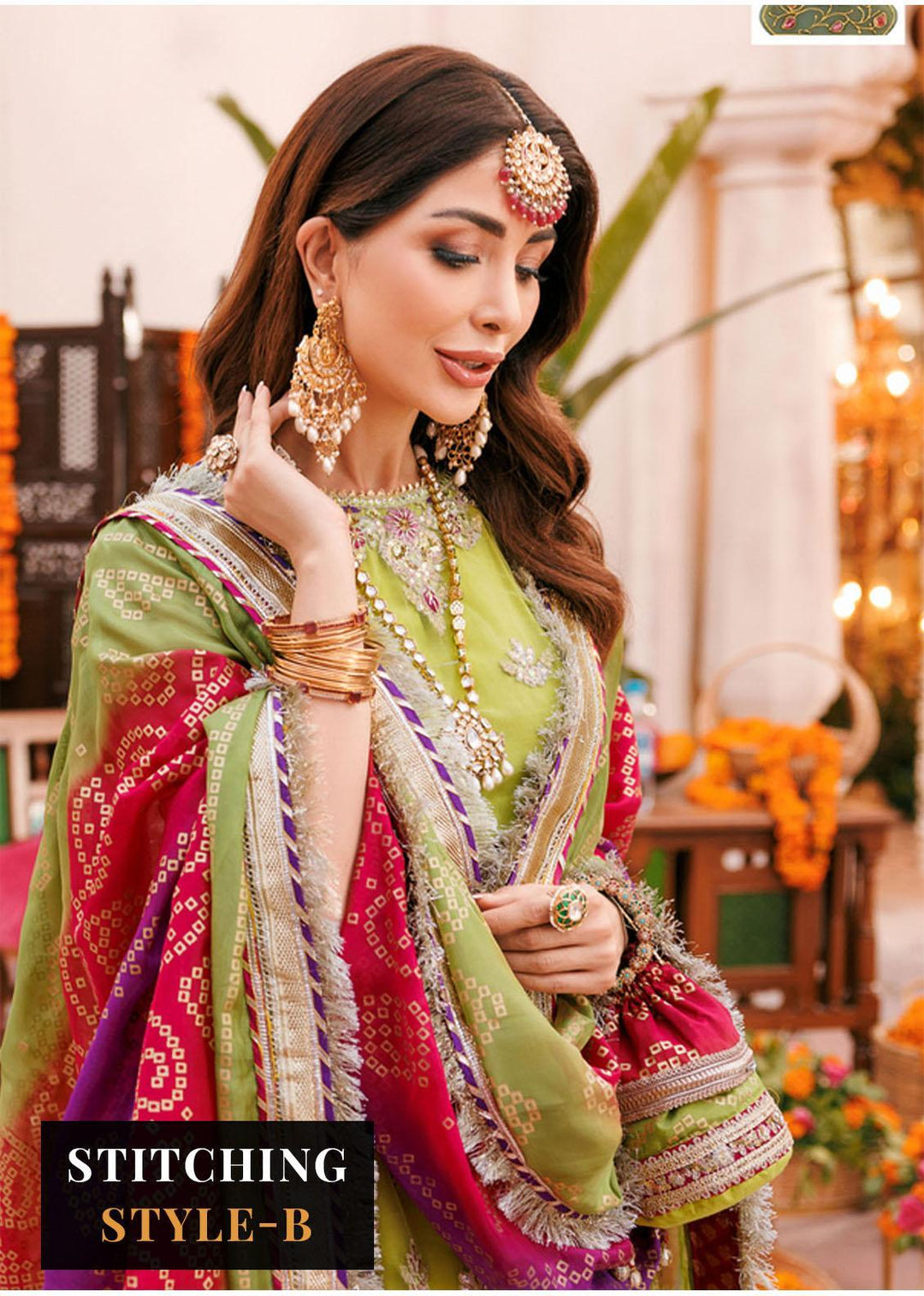 Noor By Saadia Asad Embroidered Net Suits Unstitched 3 Piece NSA22WD D8 Arsia - Wedding Collection