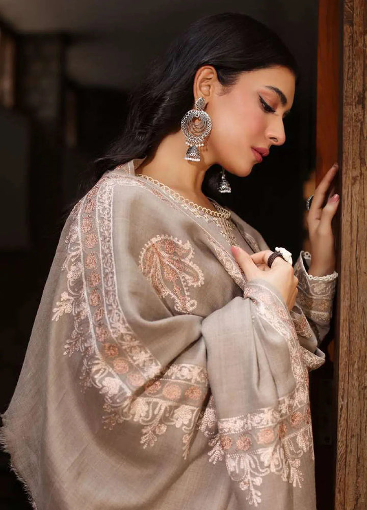 Noor by Saadia Asad Embroidered Suit Unstitched 3 Piece NSA24SW D-7 Zeenaz - Winter Collection