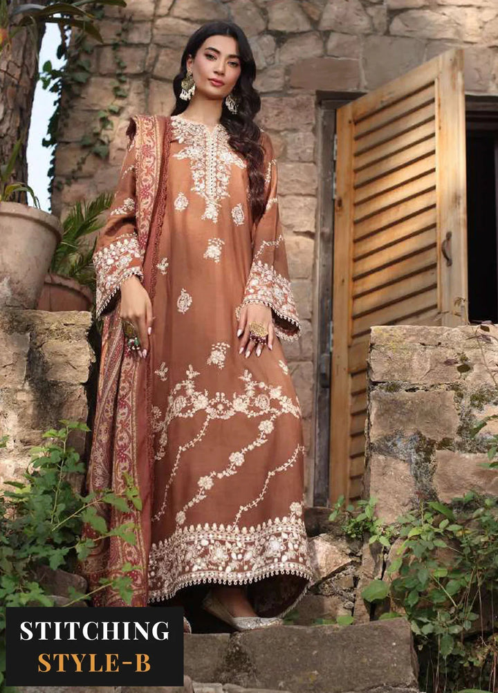 Noor by Saadia Asad Embroidered Suit Unstitched 3 Piece NSA24SW D-9 Doon - Winter Collection