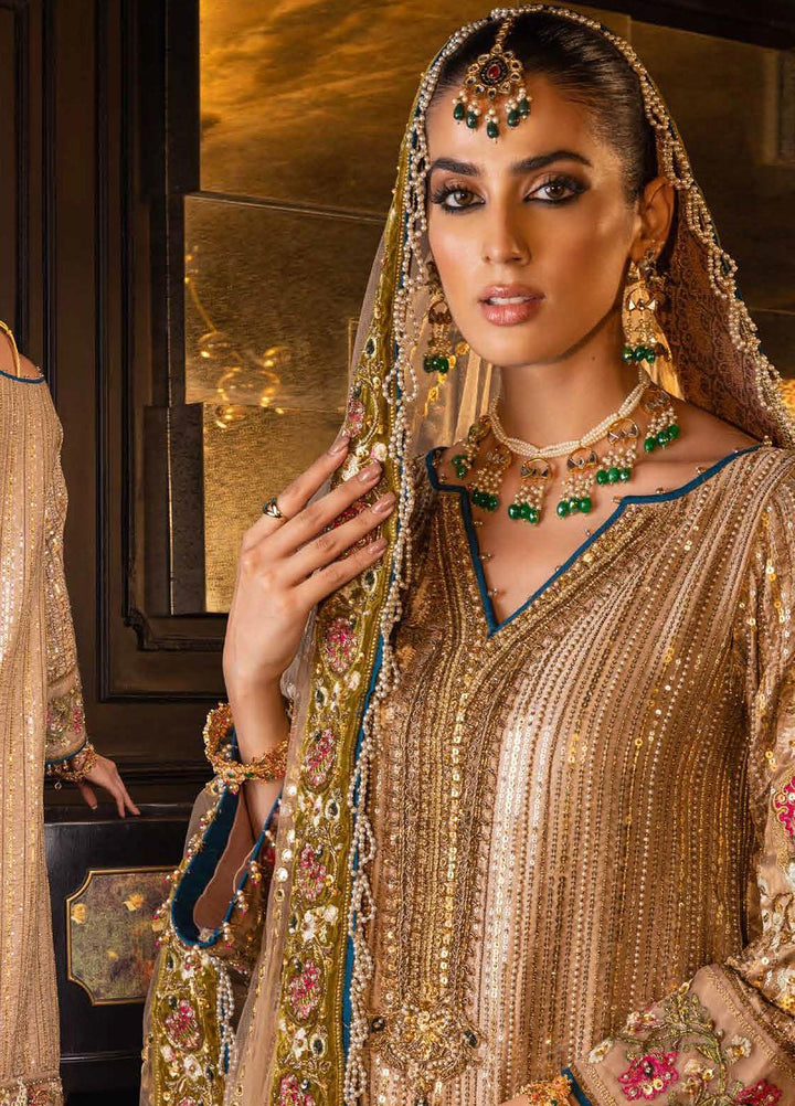 Noor-E-Chasham By Gul Ahmed Embroidered Velvet Suits Unstitched 3 Piece GA22NC-V2 NS-22015 - Luxury Collection