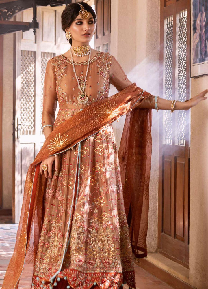 Noor-E-Chasham By Gul Ahmed Embroidered Net Suits Unstitched 3 Piece GA22NC-V2 NS-22035 - Luxury Collection