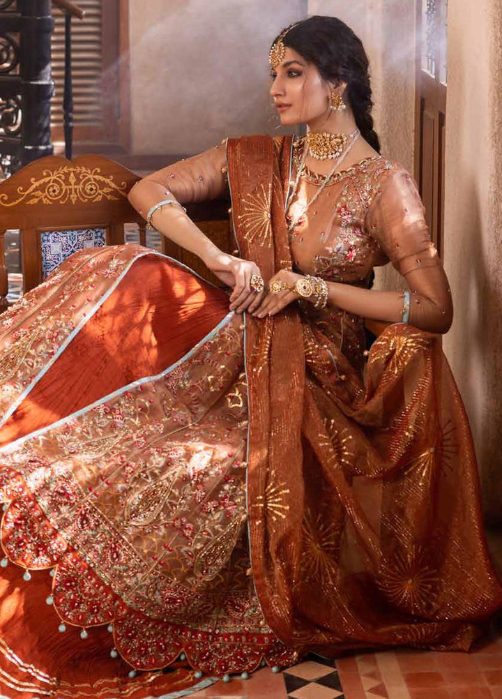 Noor-E-Chasham By Gul Ahmed Embroidered Net Suits Unstitched 3 Piece GA22NC-V2 NS-22035 - Luxury Collection