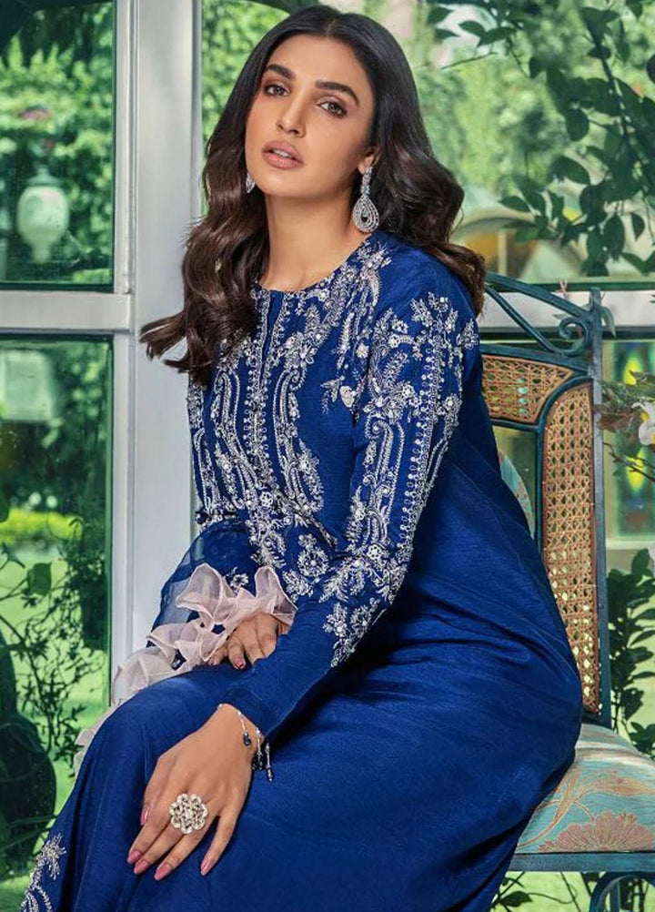 Malook By Shazia Ovais Pret Embroidered Raw Silk 3 Piece Suit MLK23NJ Nehal