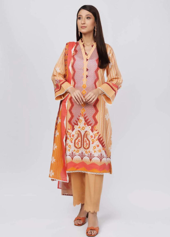 Sahar Printed Lawn Suits Unstitched 3 Piece SHR22NS-2 STARBURST (SL-SS-DP-018-B) - Summer Collection