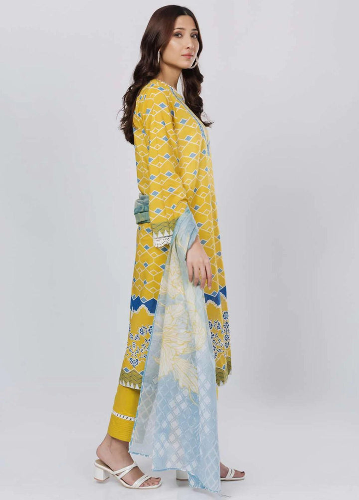 Sahar Printed Lawn Suits Unstitched 3 Piece SHR22NS-2 SUMMER BLOOMS (SL-SS-DP-019-A) - Summer Collection