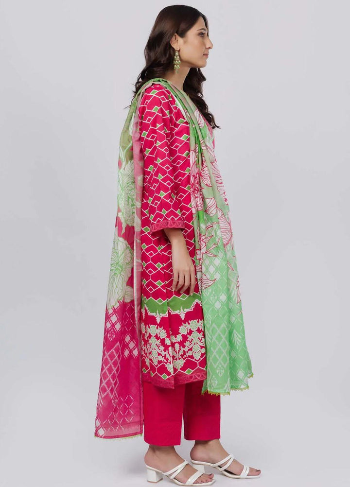 Sahar Printed Lawn Suits Unstitched 3 Piece SHR22NS-2 SUMMER BLOOMS (SL-SS-DP-019-B) - Summer Collection