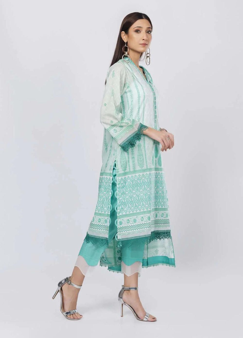 Sahar Printed Lawn Suits Unstitched 3 Piece SHR22NS-2 MOROCCAN CHARM (SL-SS-DP-014-A) - Summer Collection