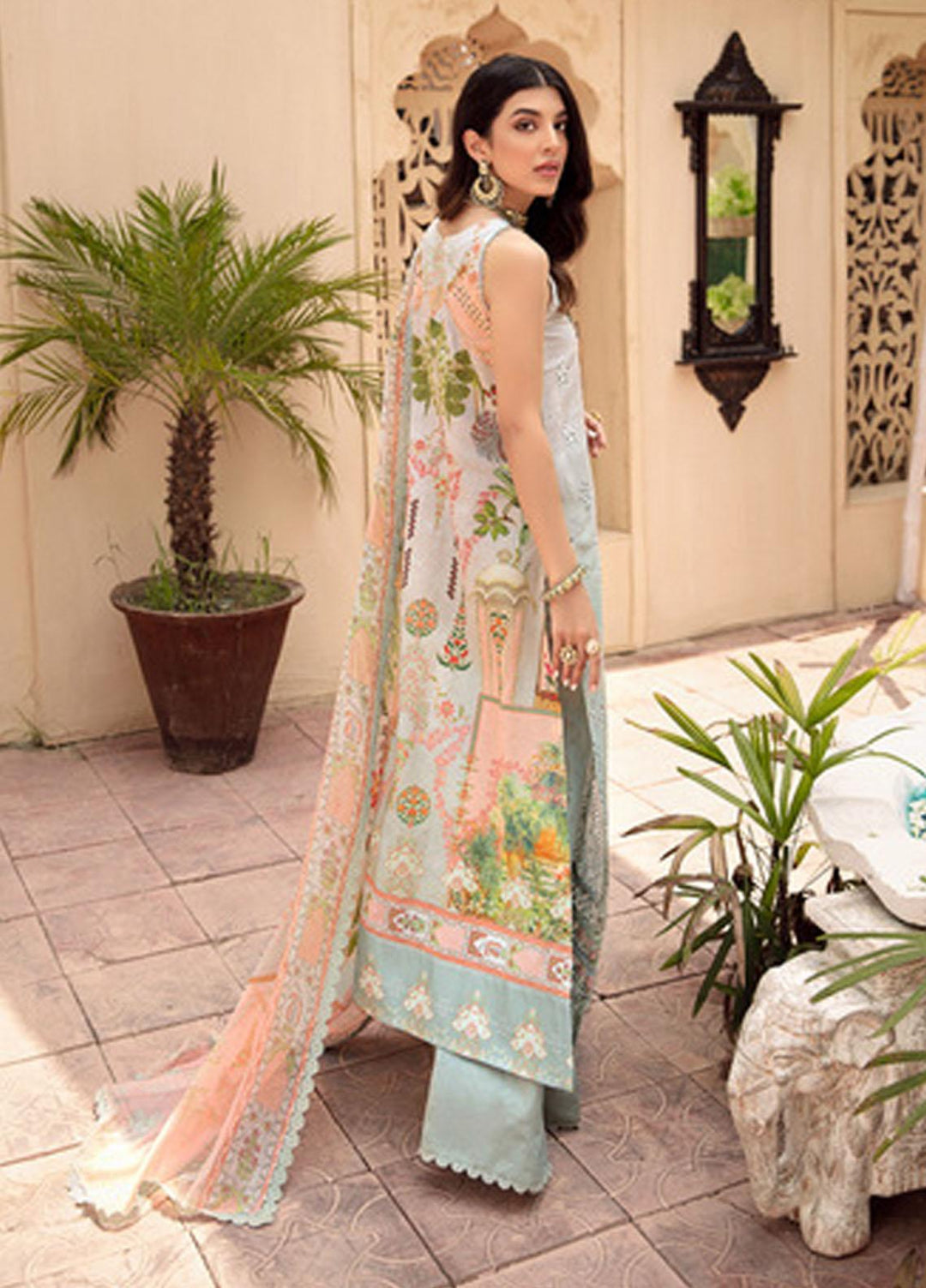 Noor by Saadia Asad Embroidered Lawn Suits Unstitched 3 Piece SA21-N2 03 - Summer Collection