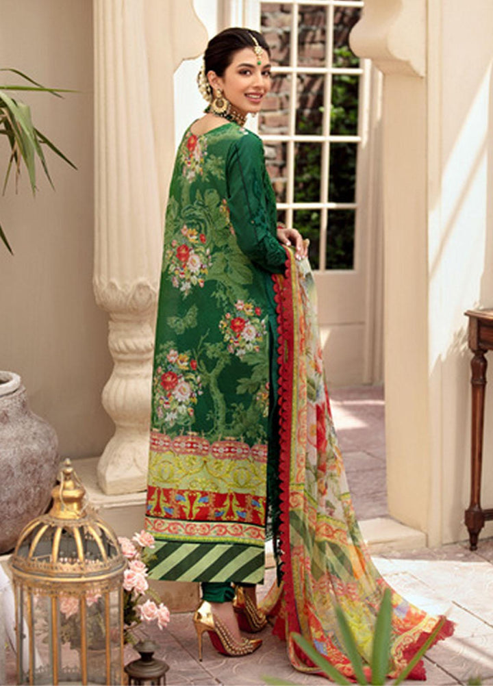 Noor by Saadia Asad Embroidered Lawn Suits Unstitched 3 Piece SA21-N2 11 - Summer Collection