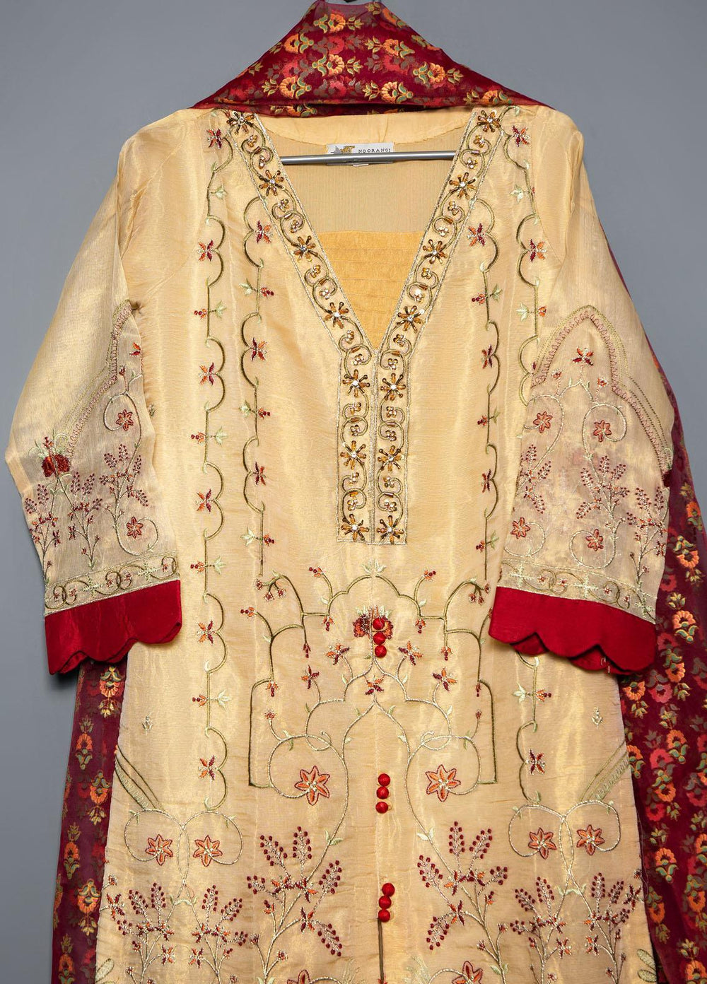 Noorangi Festive Pret  Missouri 3 Piece Suit NR22GLB Mushk