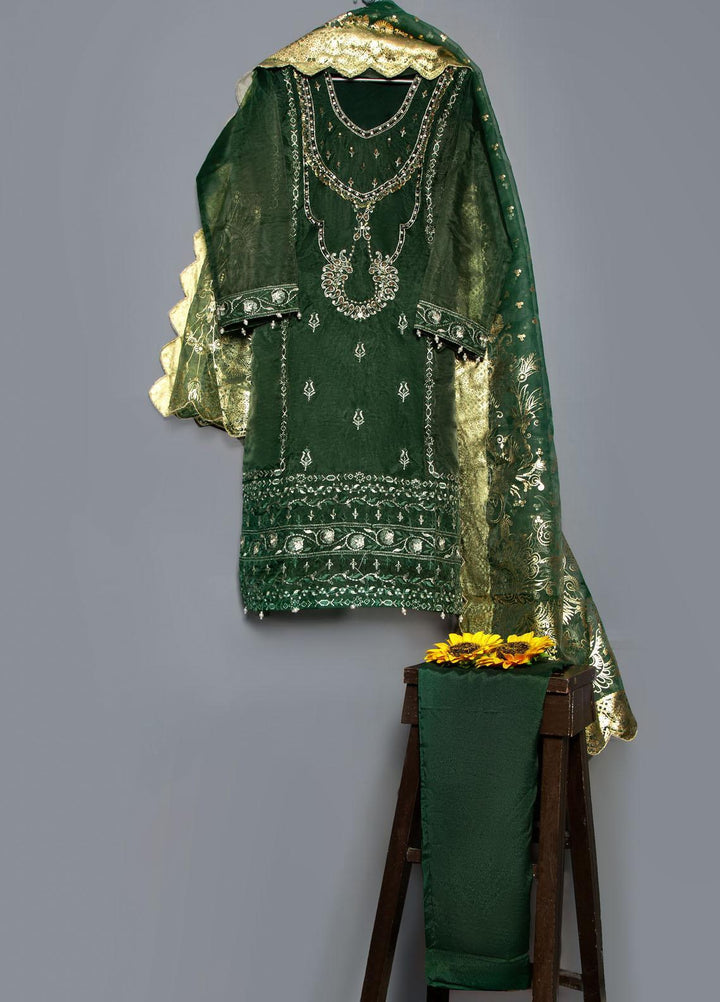 Noorangi Festive Pret  Organza 3 Piece Suit NR22GLB Zumar