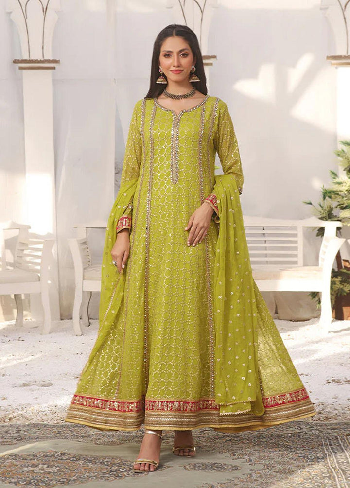 Al Harir Apparel Pret Embroidered Chiffon 3 Piece Suit Miraal Dhaani