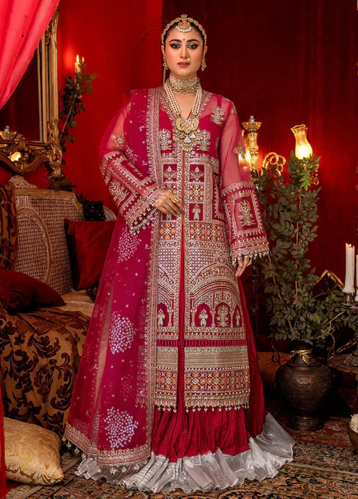 Nooraniyat By Bin Ilyas Embroidered Organza Suits Unstitched 3 Piece BI23N D-6021 - Luxury Collection