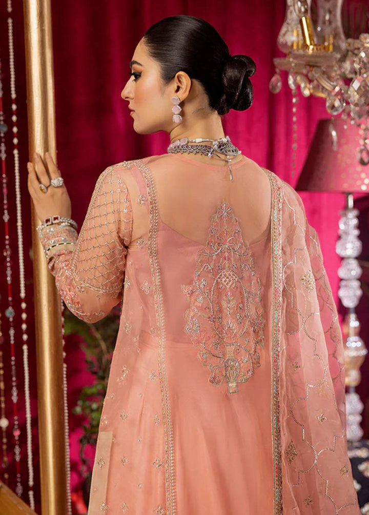 Nooraniyat By Bin Ilyas Embroidered Organza Suits Unstitched 3 Piece BI23N D-6023 - Luxury Collection