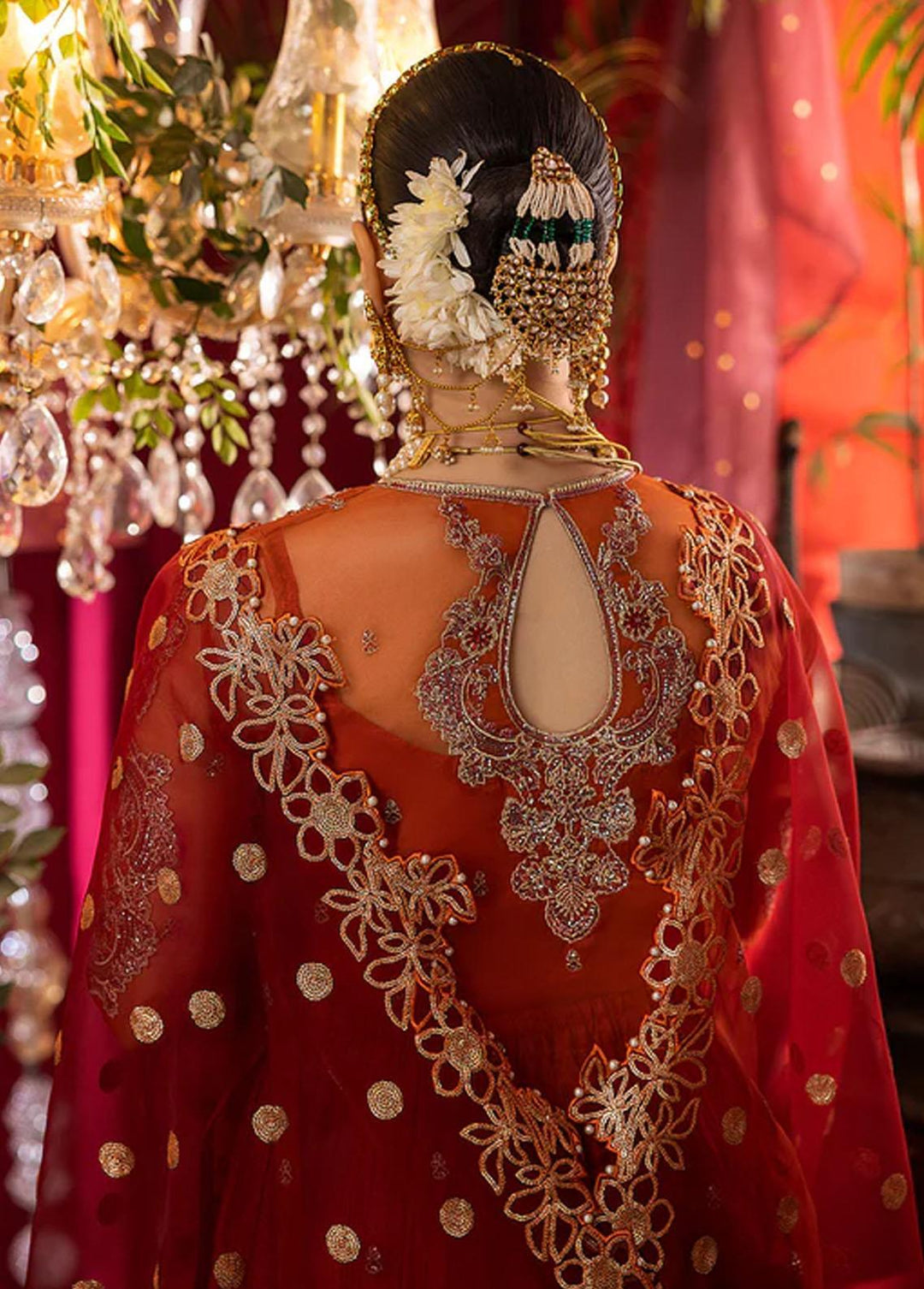 Nooraniyat By Bin Ilyas Embroidered Organza Suits Unstitched 3 Piece BI23N D-6024 - Luxury Collection