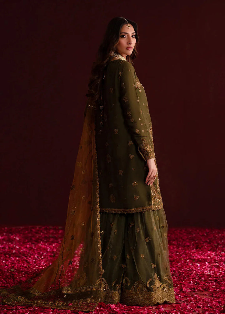 Nooresha by Emaan Adeel Embroidered Chiffon Suit Unstitched 3 Piece EA25NF Sunoora - Formals Collection