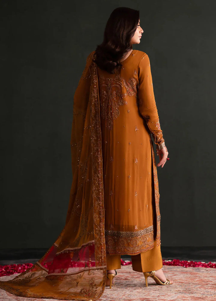 Nooresha by Emaan Adeel Embroidered Chiffon Suit Unstitched 3 Piece EA25NF Zarang - Formals Collection