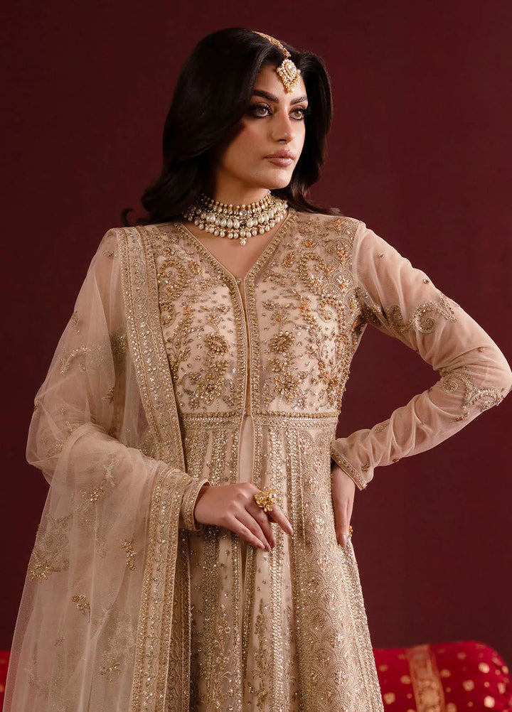 Nooresha by Emaan Adeel Embroidered Net Suit Unstitched 3 Piece EA25NF Safira - Formals Collection