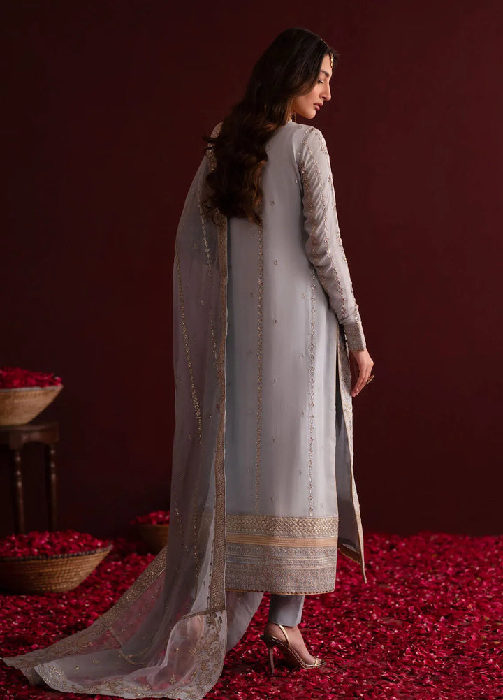 Nooresha by Emaan Adeel Embroidered Organza Suit Unstitched 3 Piece EA25NF Sahira - Formals Collection