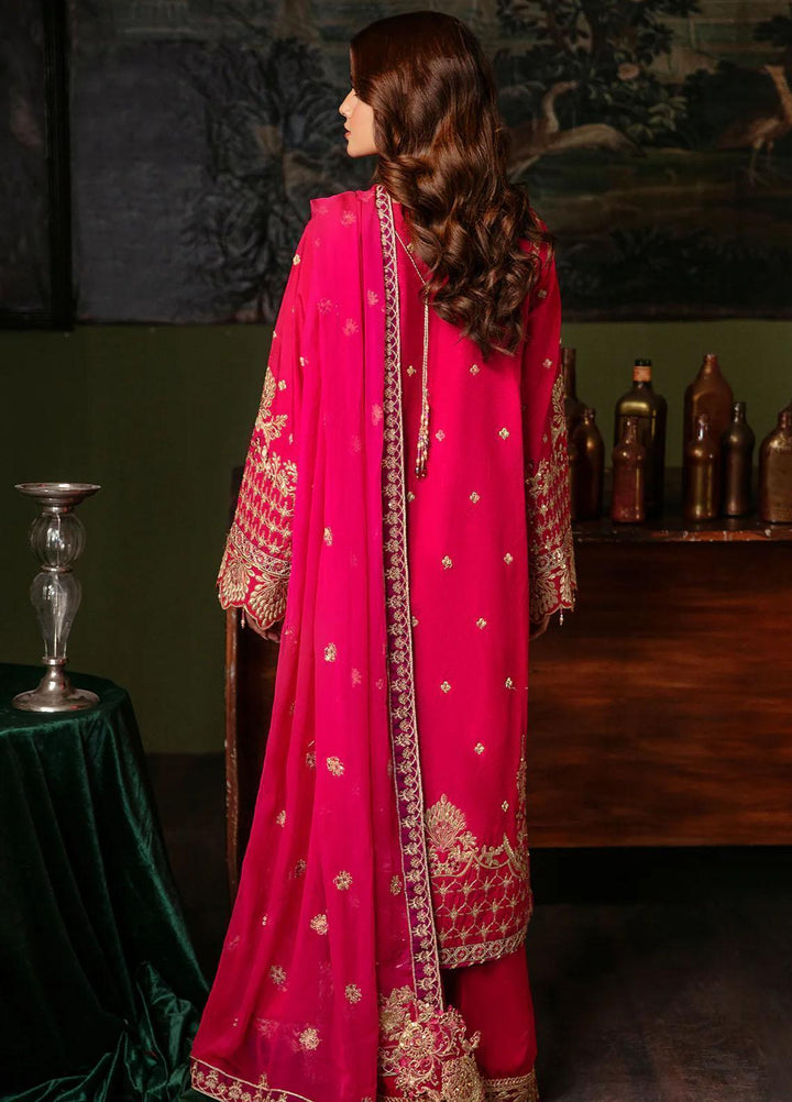 Noori By Emaan Adeel Embroidered Silk Suits Unstitched 3 Piece EA23N NR 02 Zebaish - Festive Collection