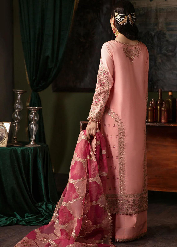 Noori By Emaan Adeel Embroidered Silk Suits Unstitched 3 Piece EA23N NR 03 Sherbano - Festive Collection