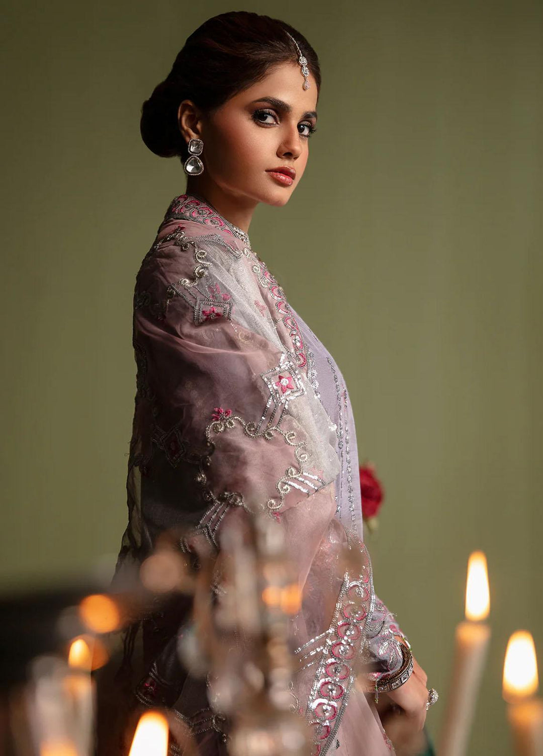 Noori By Emaan Adeel Embroidered Silk Suits Unstitched 3 Piece EA23N NR 06 Bano - Festive Collection