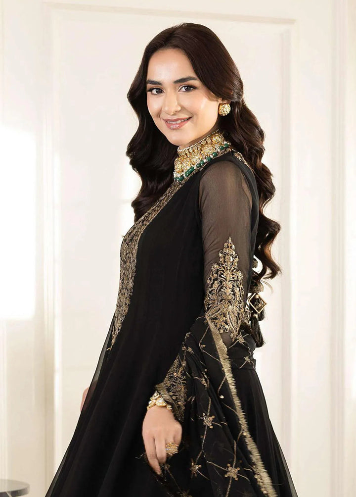 Noorie x Maahru x Meerab By Asim Jofa Embroidered Unstitched Suit 3 Piece AJ23NMM AJSM-35 - Festive Collection