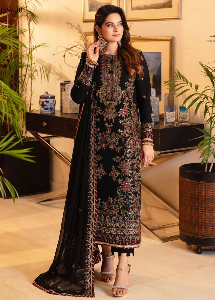 Noorie x Maahru x Meerab By Asim Jofa Embroidered  Suits Unstitched 3 Piece AJ23NMM AJSM-30 - Festive Collection