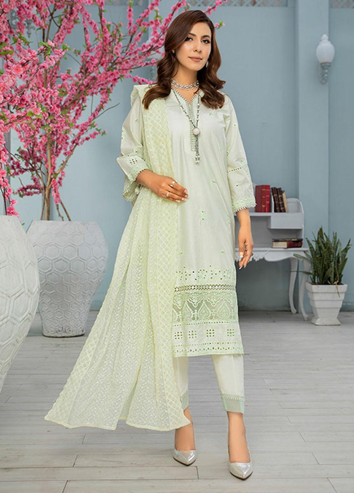 Noorma Kaamal Embroidered Lawn Suits Unstitched 3 Piece NK23E NK-LC08 - Eid Collection