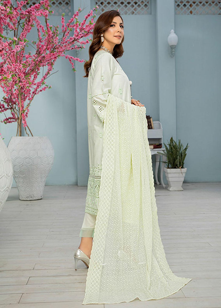 Noorma Kaamal Embroidered Lawn Suits Unstitched 3 Piece NK23E NK-LC08 - Eid Collection