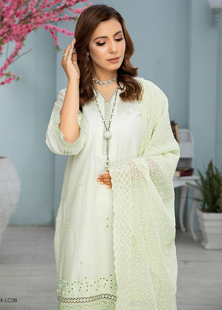 Noorma Kaamal Embroidered Lawn Suits Unstitched 3 Piece NK23E NK-LC08 - Eid Collection