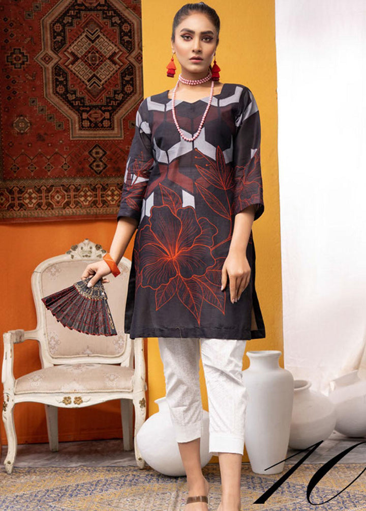 Noorma Kaamal Printed Lawn  Unstitched Kurti NK22K 10 - Summer Collection