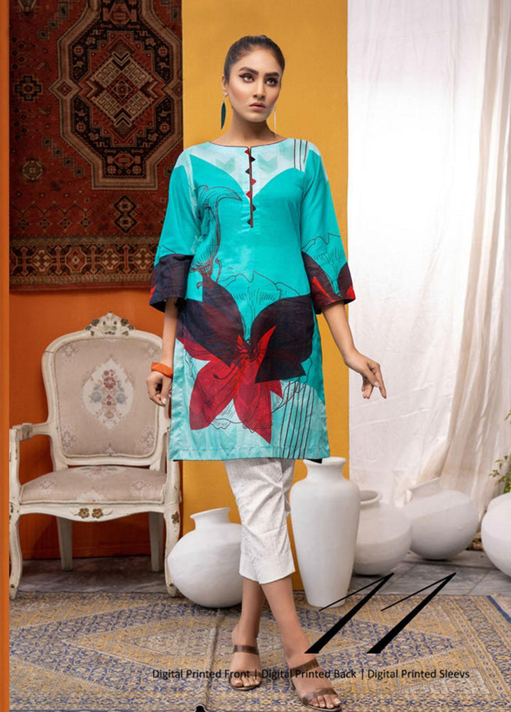 Noorma Kaamal Printed Lawn  Unstitched Kurti NK22K 11 - Summer Collection