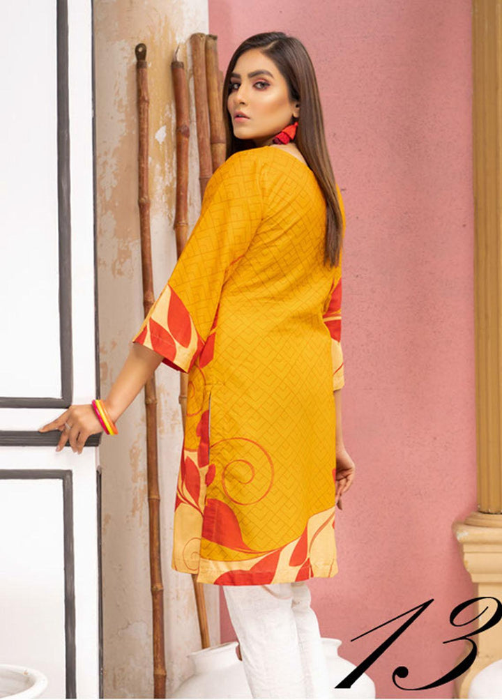 Noorma Kaamal Printed Lawn  Unstitched Kurti NK22K 13 - Summer Collection