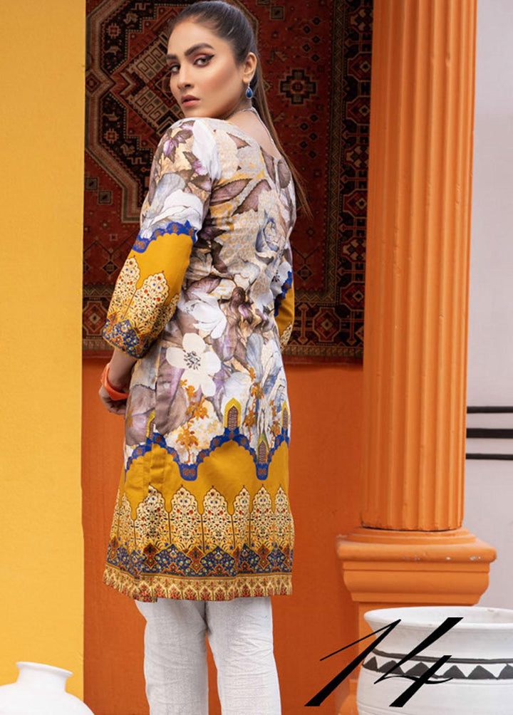 Noorma Kaamal Printed Lawn  Unstitched Kurti NK22K 14 - Summer Collection