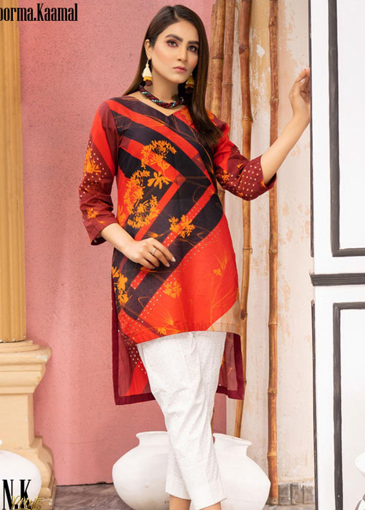 Noorma Kaamal Printed Lawn  Unstitched Kurti NK22K 2 - Summer Collection