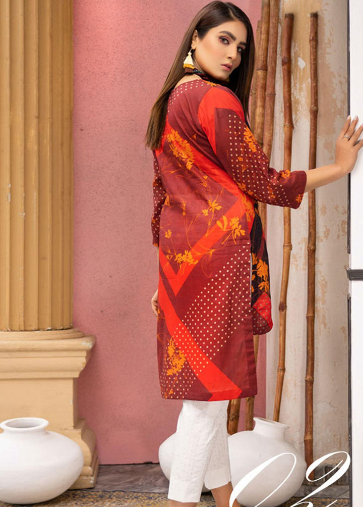 Noorma Kaamal Printed Lawn  Unstitched Kurti NK22K 2 - Summer Collection