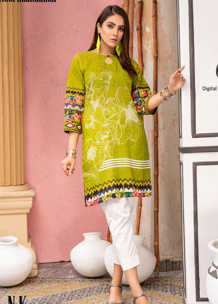 Noorma Kaamal Printed Lawn  Unstitched Kurti NK22K 5 - Summer Collection