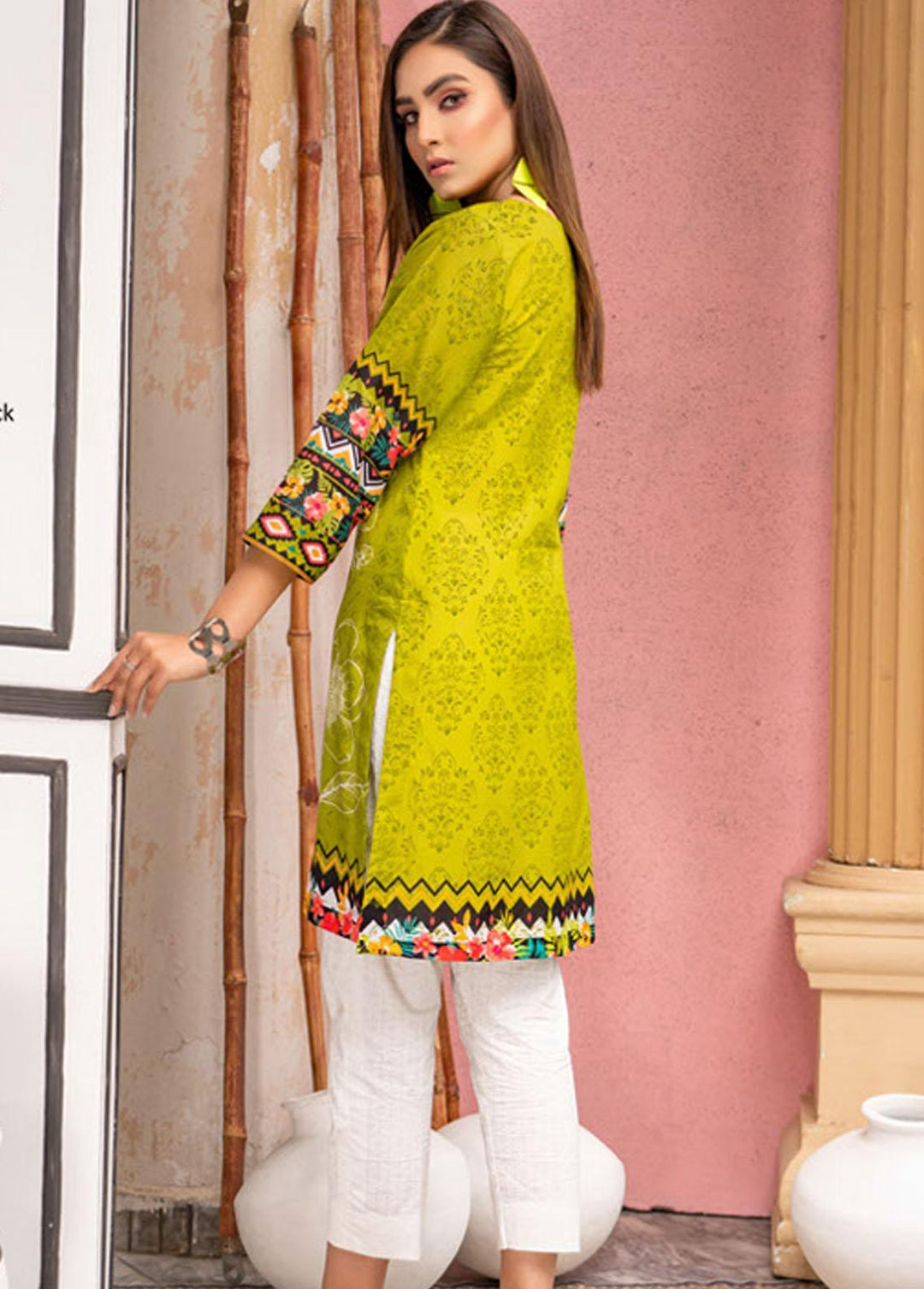 Noorma Kaamal Printed Lawn  Unstitched Kurti NK22K 5 - Summer Collection