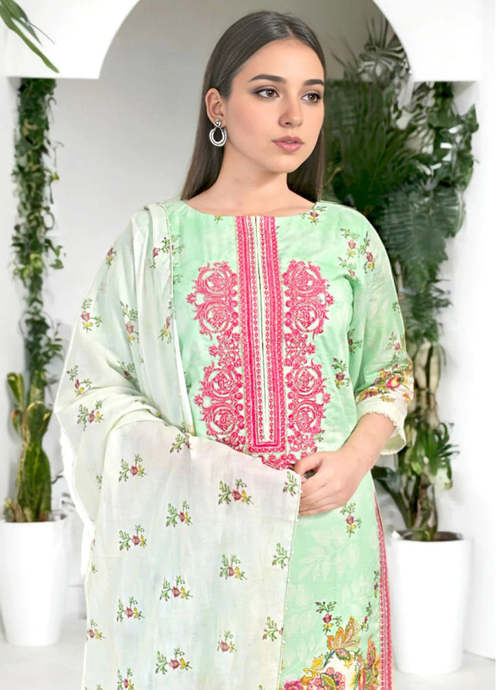 Noorma Kaamal Embroidered Lawn Suit Unstitched 3 Piece NK24L NK-PLE-02 - Summer Collection